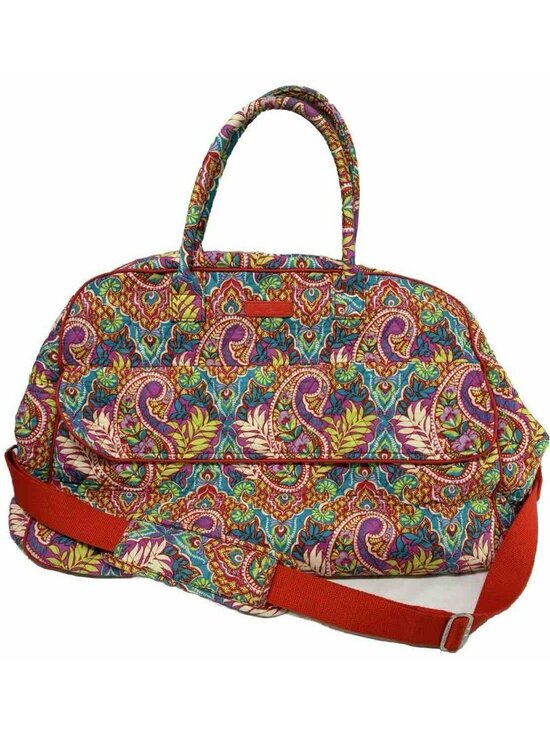 Vera Bradley Handbags - Vera Bradley Paisley in Paradise Weekender Duffle Bag w/ Strap & Luggage Sleeve
